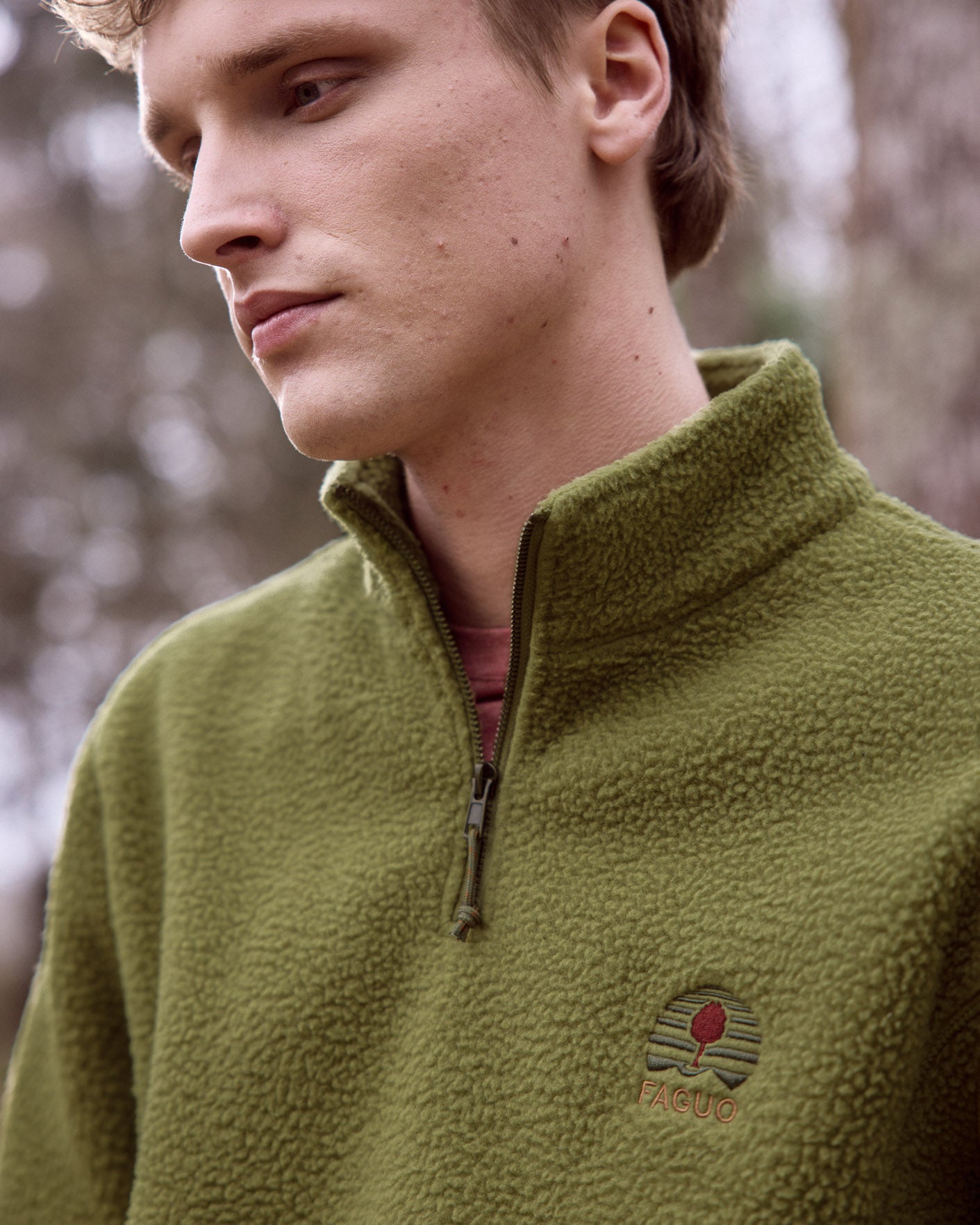 Polaire Aubiac vert olive