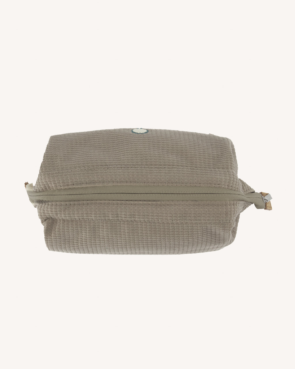 Light beige toiletry bag