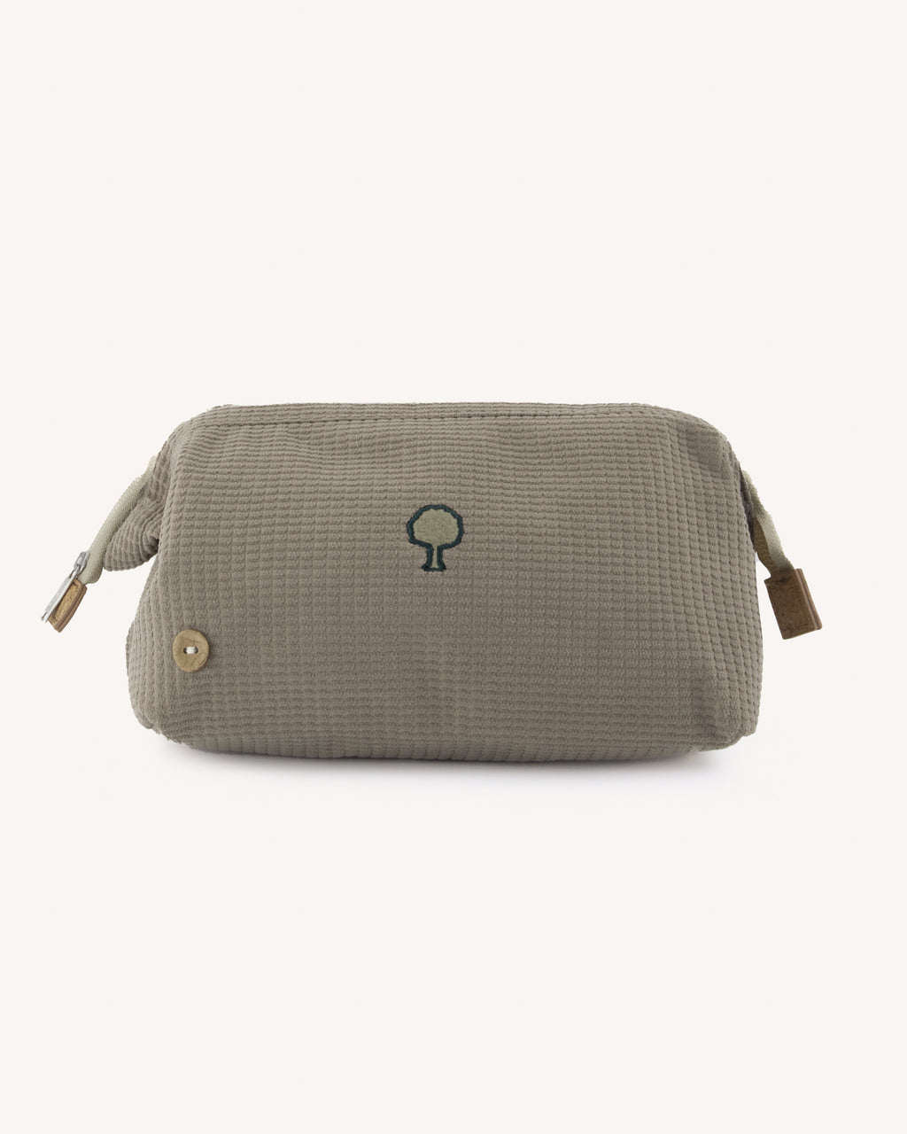 Light beige toiletry bag