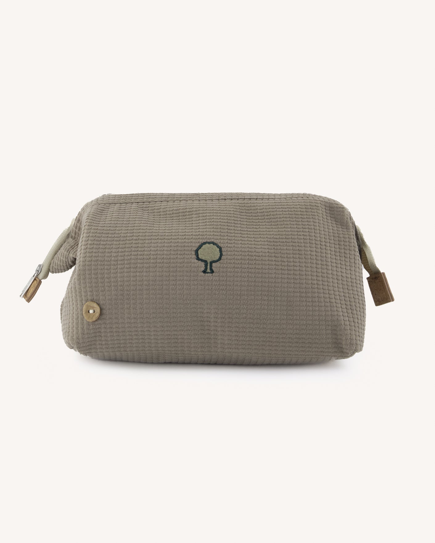 Light beige toiletry bag