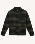 Lorge jacket green & light blue