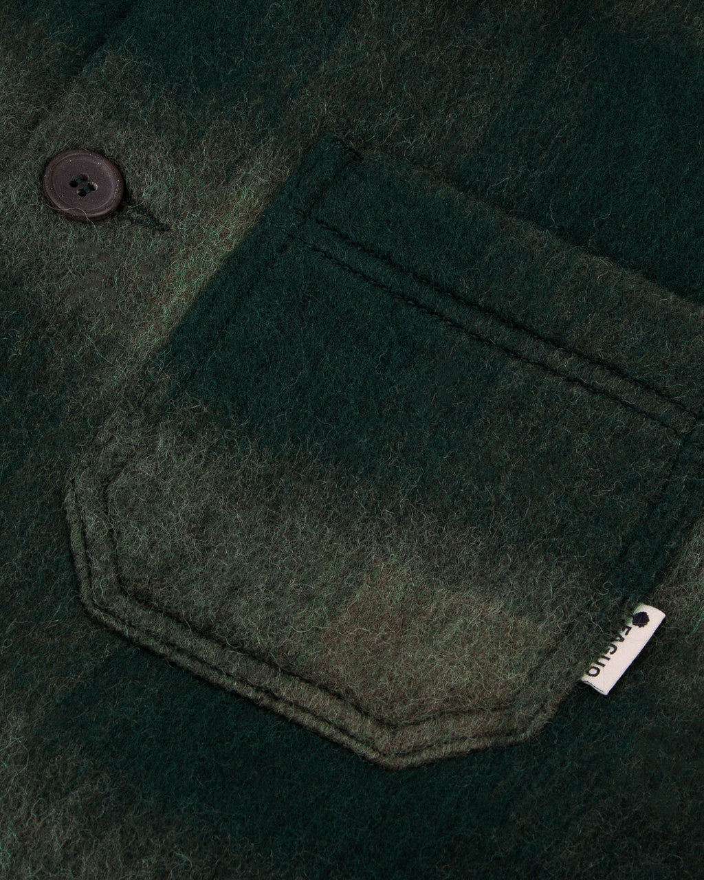 Lorge jacket green & light blue