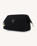 Black toiletry bag