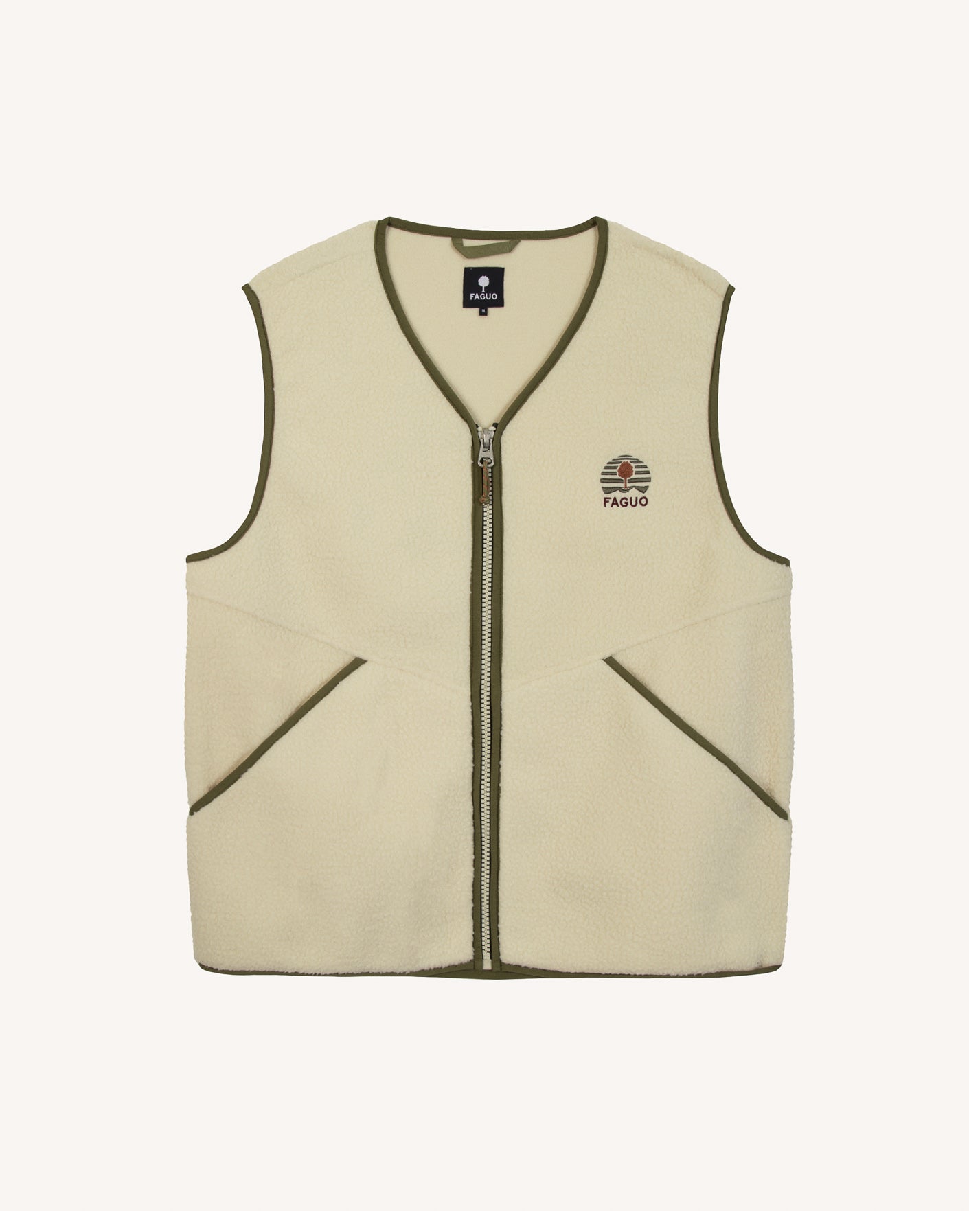 Veste polaire sm Teillayns manches écrue