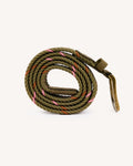 Khaki and pink belt