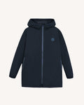 Navy blue waterproof jacket