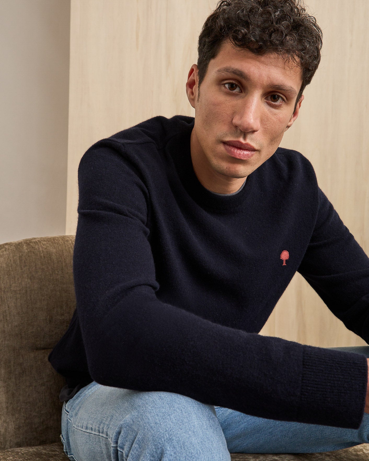 Pull bleu marine