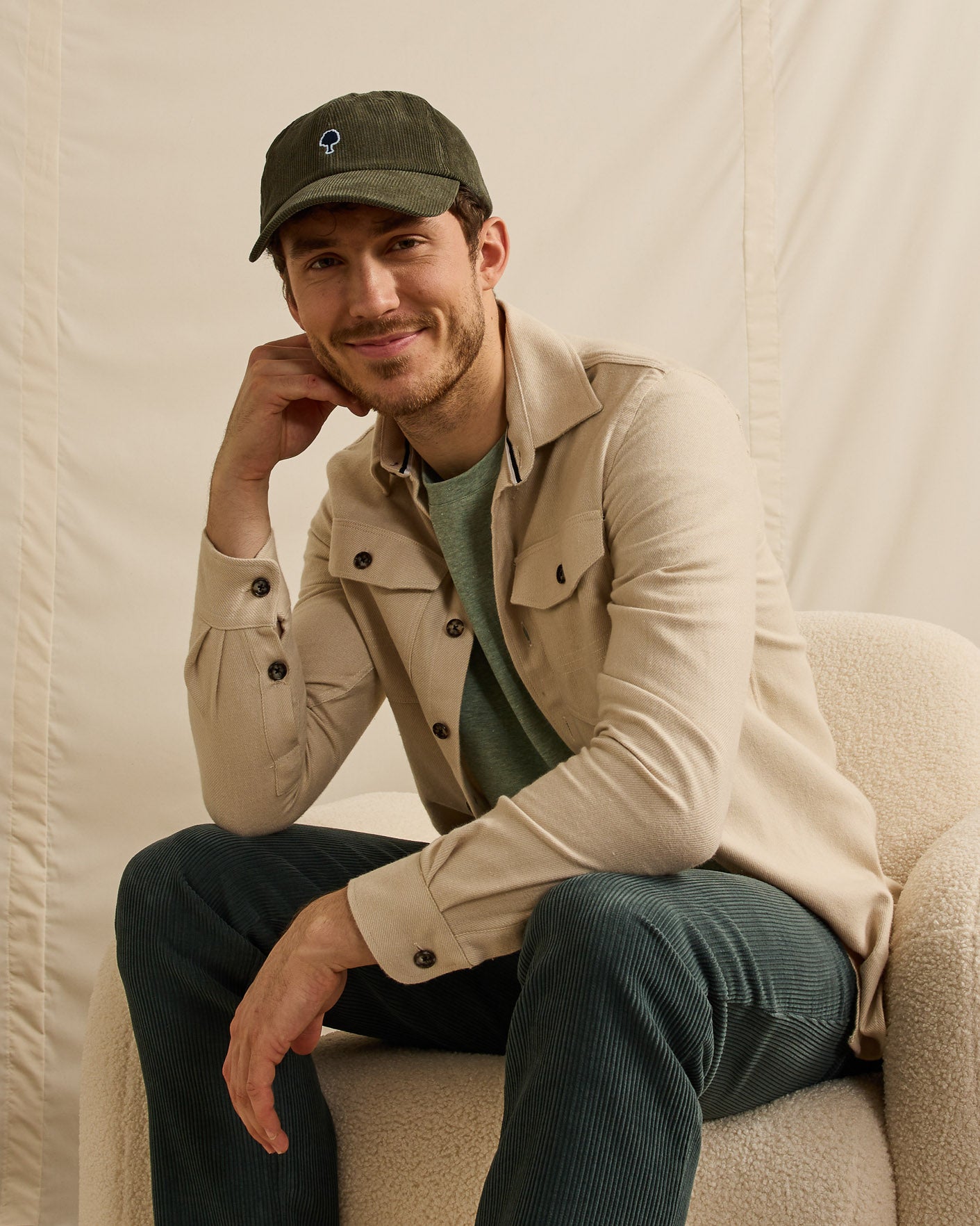 Khaki cap