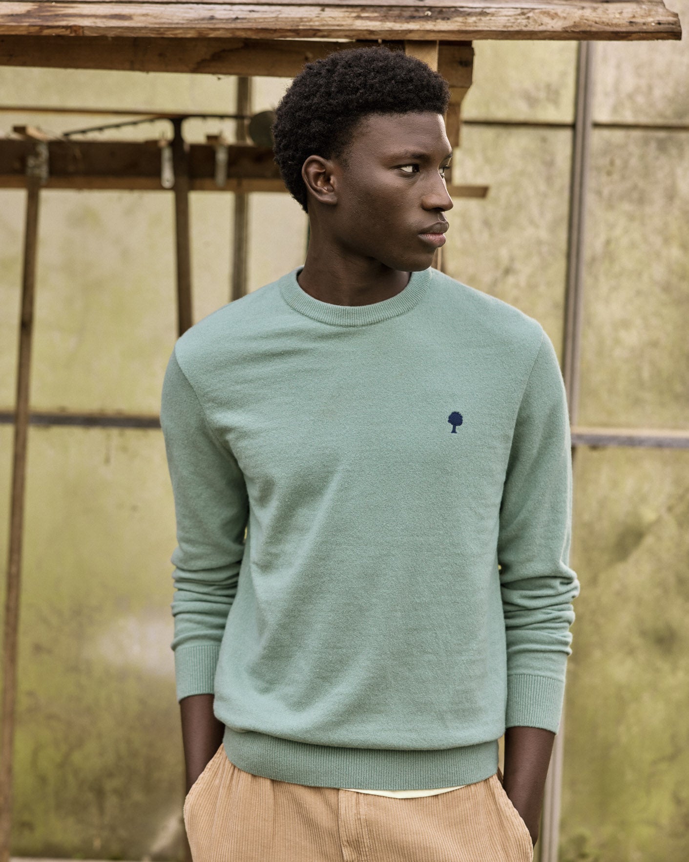 Light green jumper