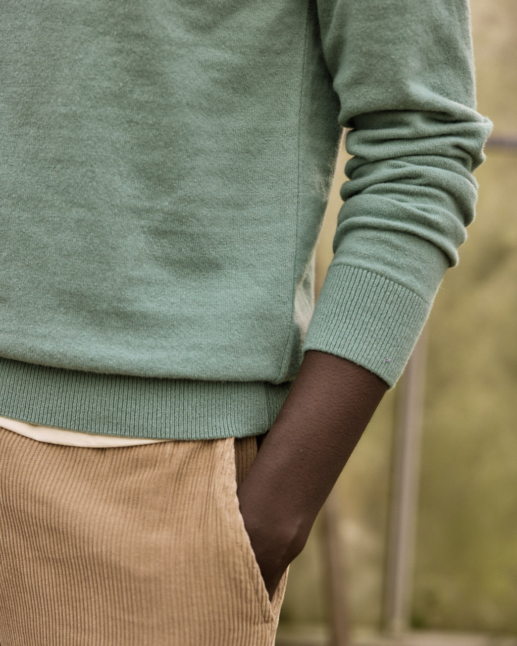 Light green jumper