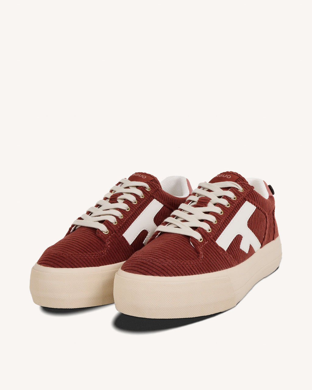 Tennis basses bordeaux