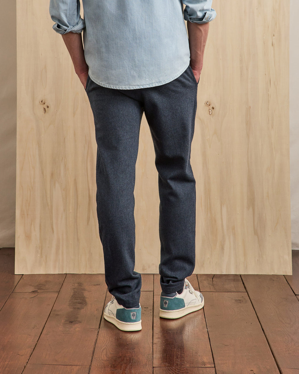 Navy trousers