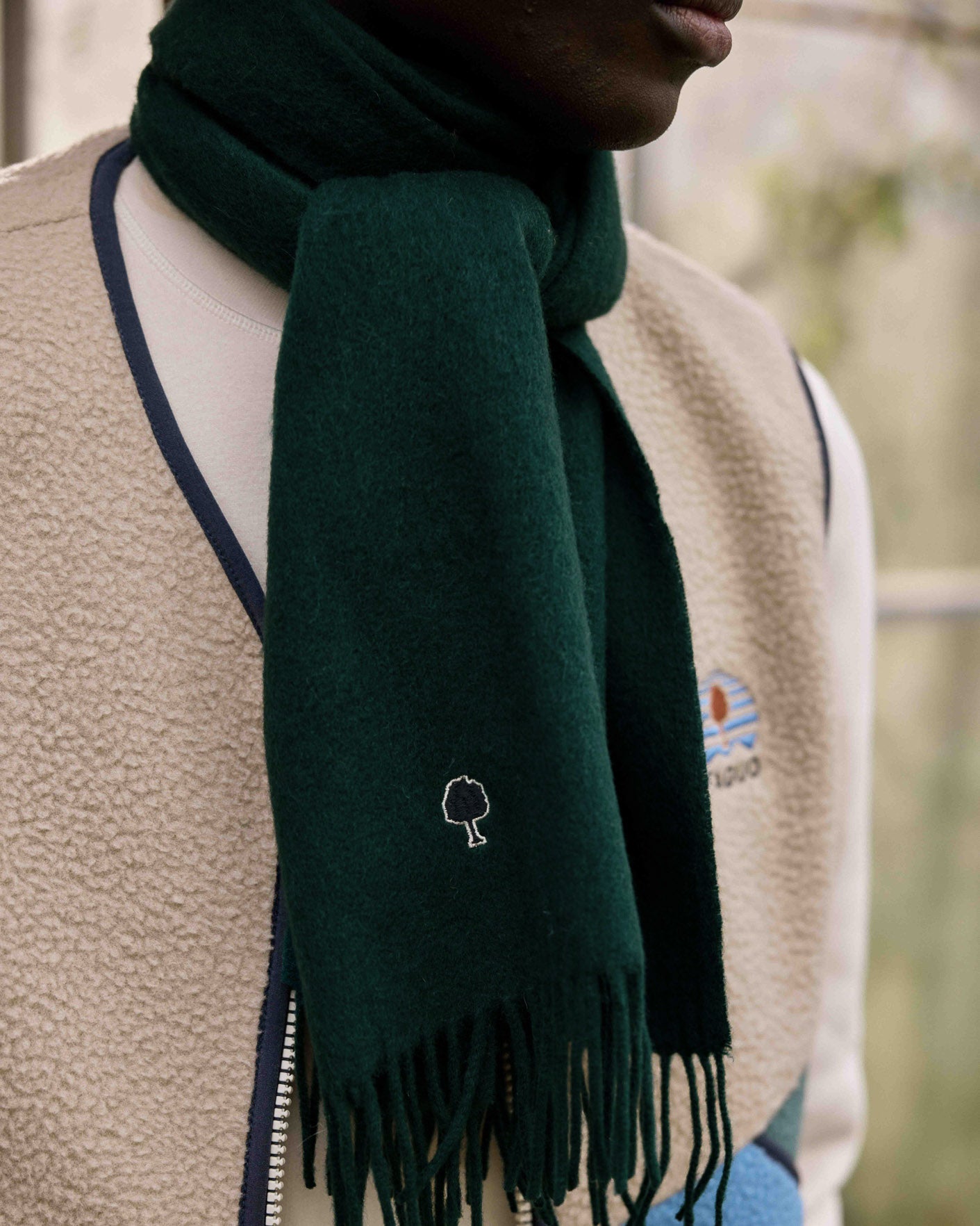 Fir green scarves