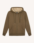 Sweat à capuche marron