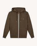 Sweat à capuche marron foncé