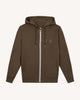 Sweat à capuche marron foncé