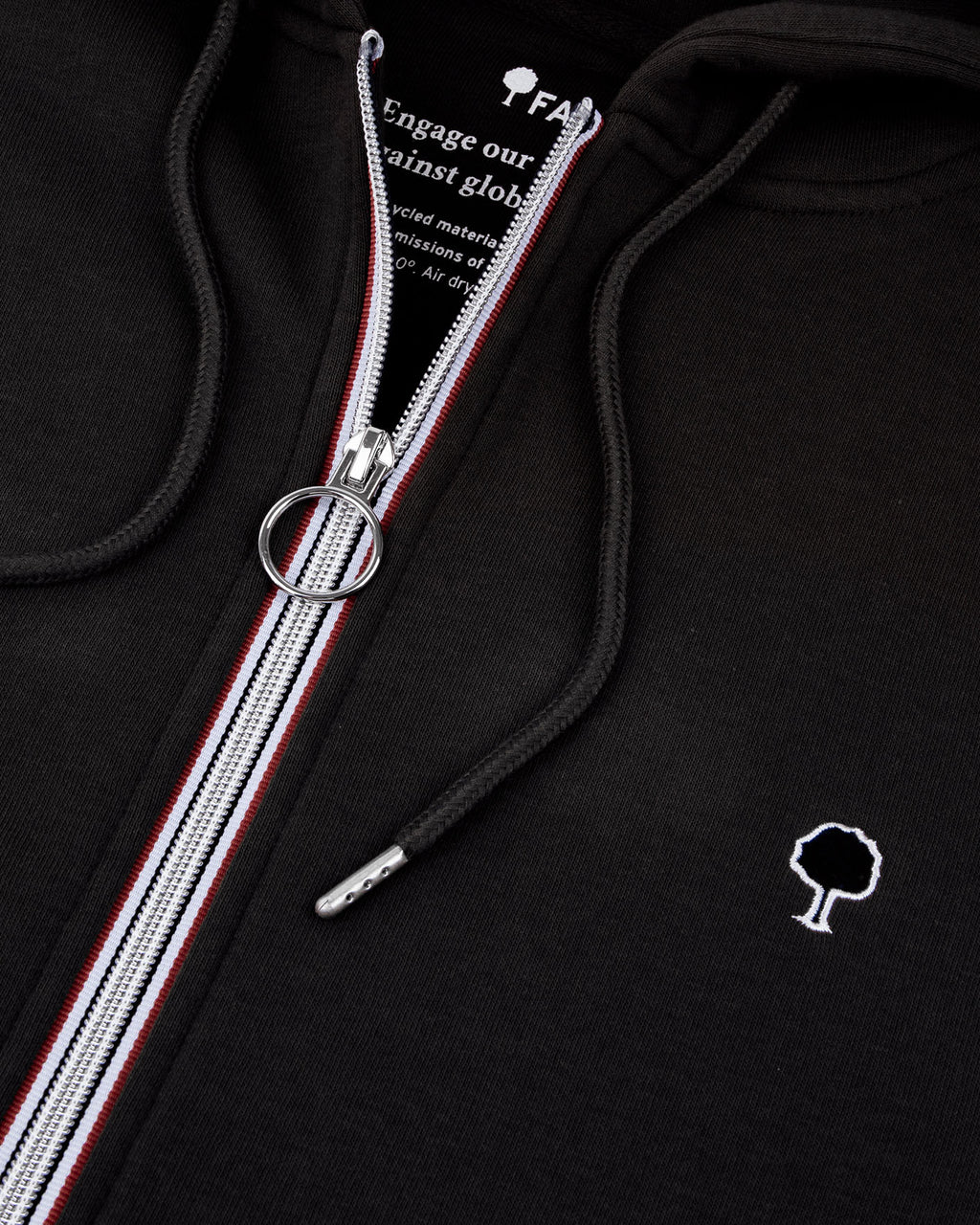 Sweat à capuche noir