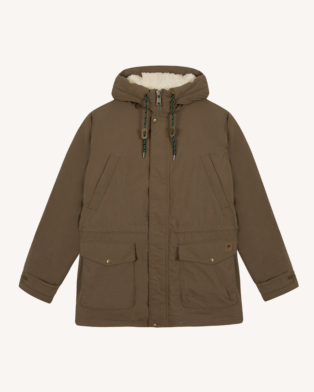 Brown parka