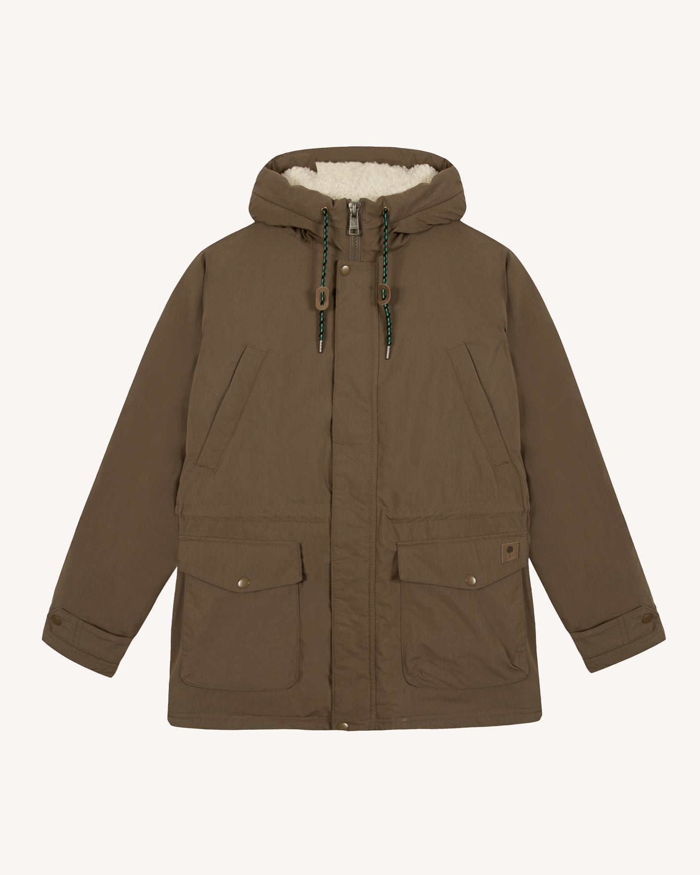 Brown parka