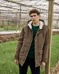 Brown parka