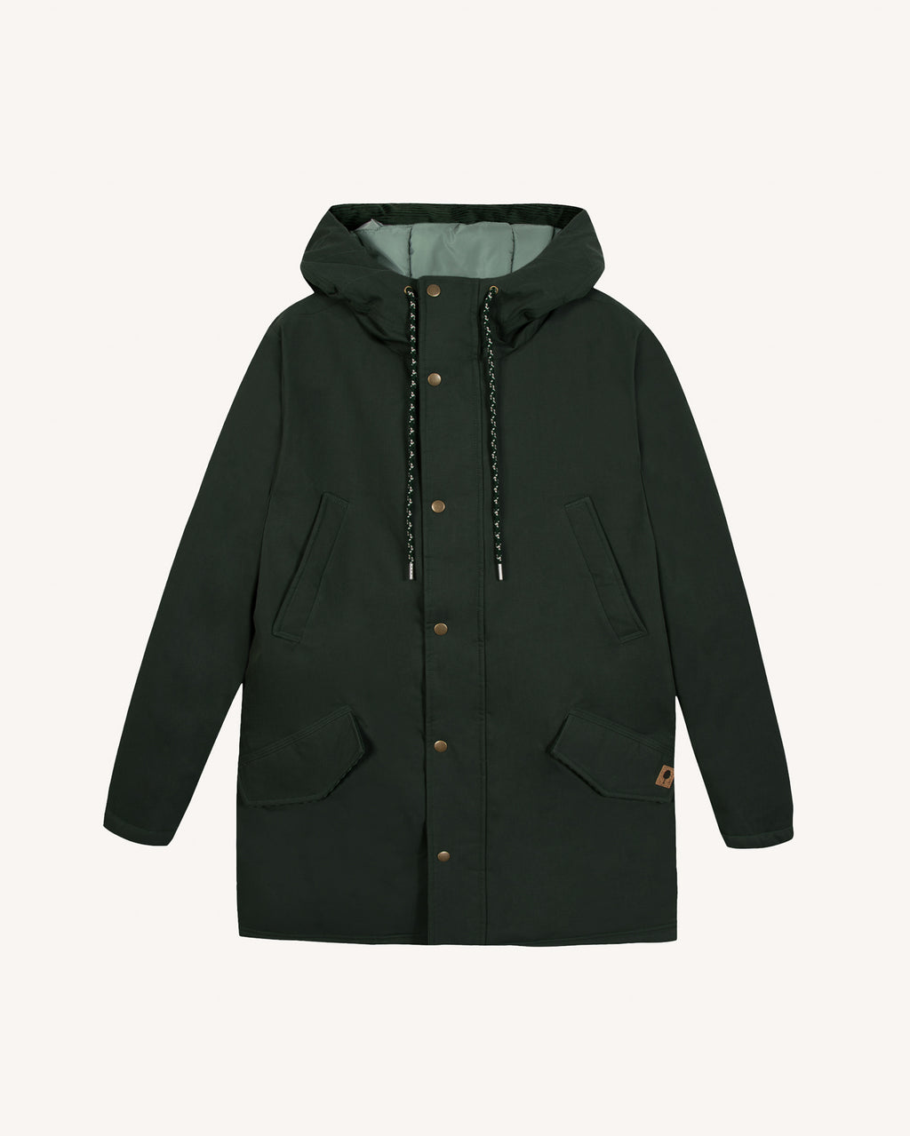 Parka vert foncé