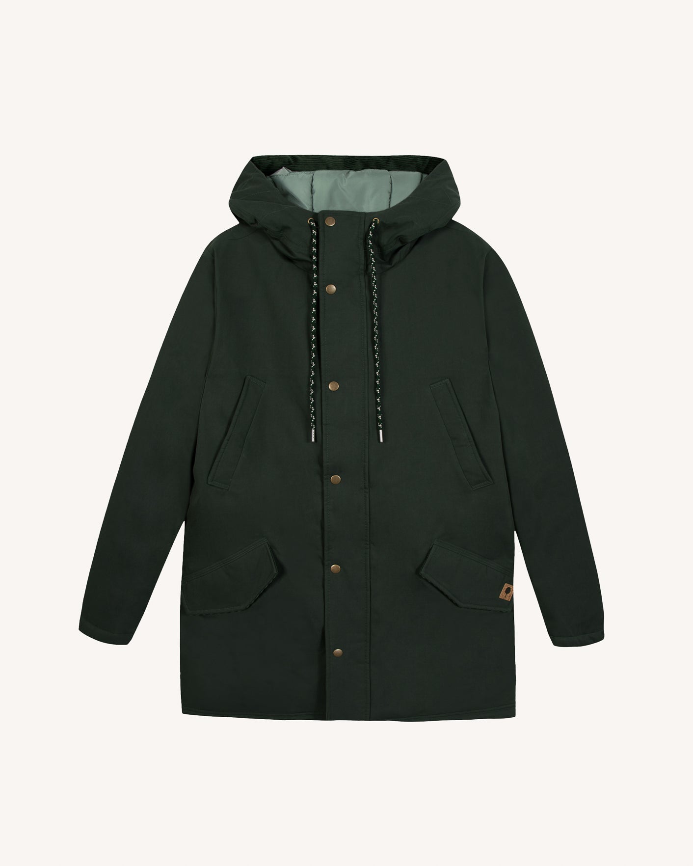 Parka vert foncé
