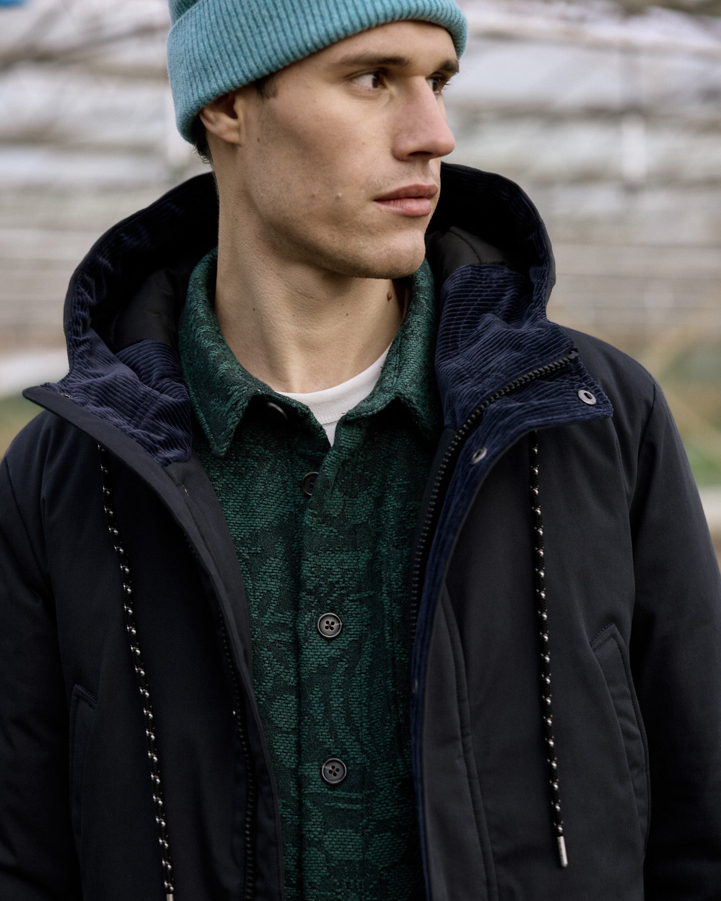 Black parka