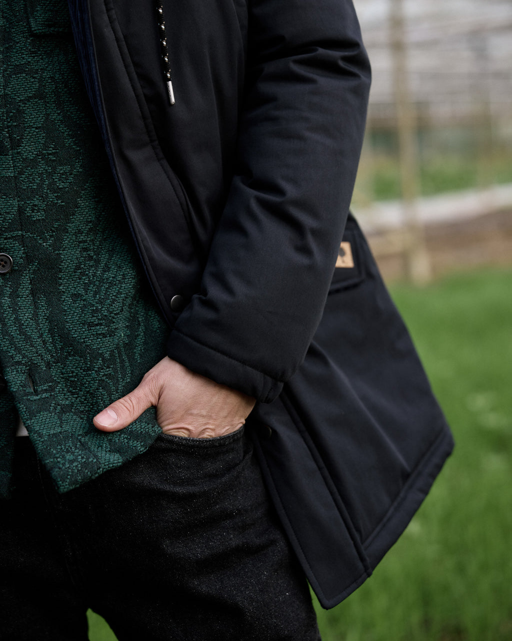 Black parka
