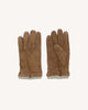 Gants cuir camel