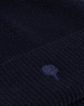 Bonnet bleu marine laine
