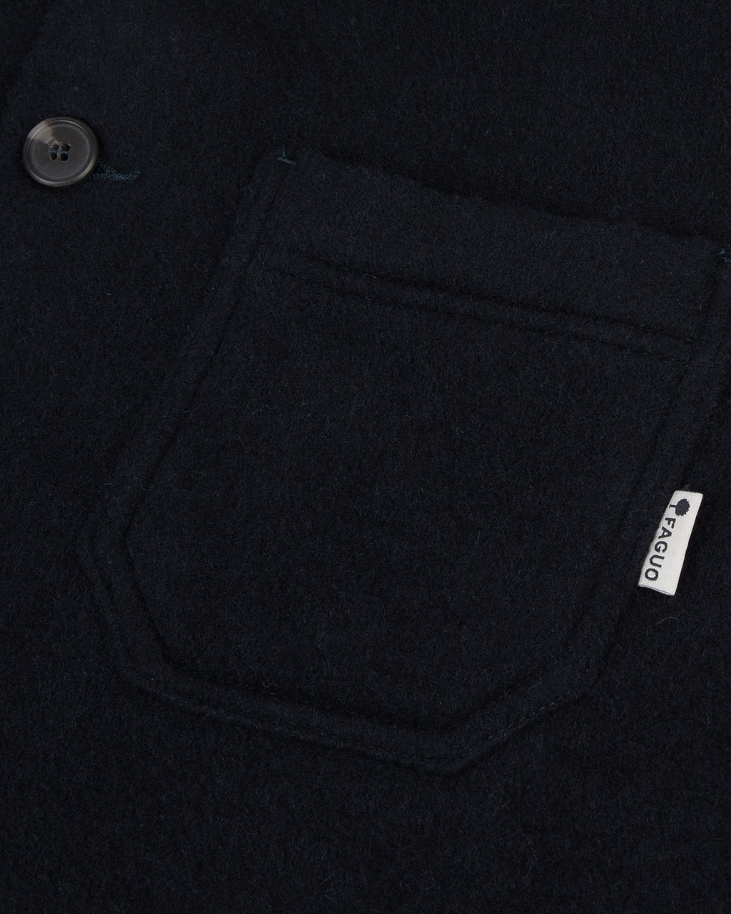 Navy blue cotton jacket - LORGE