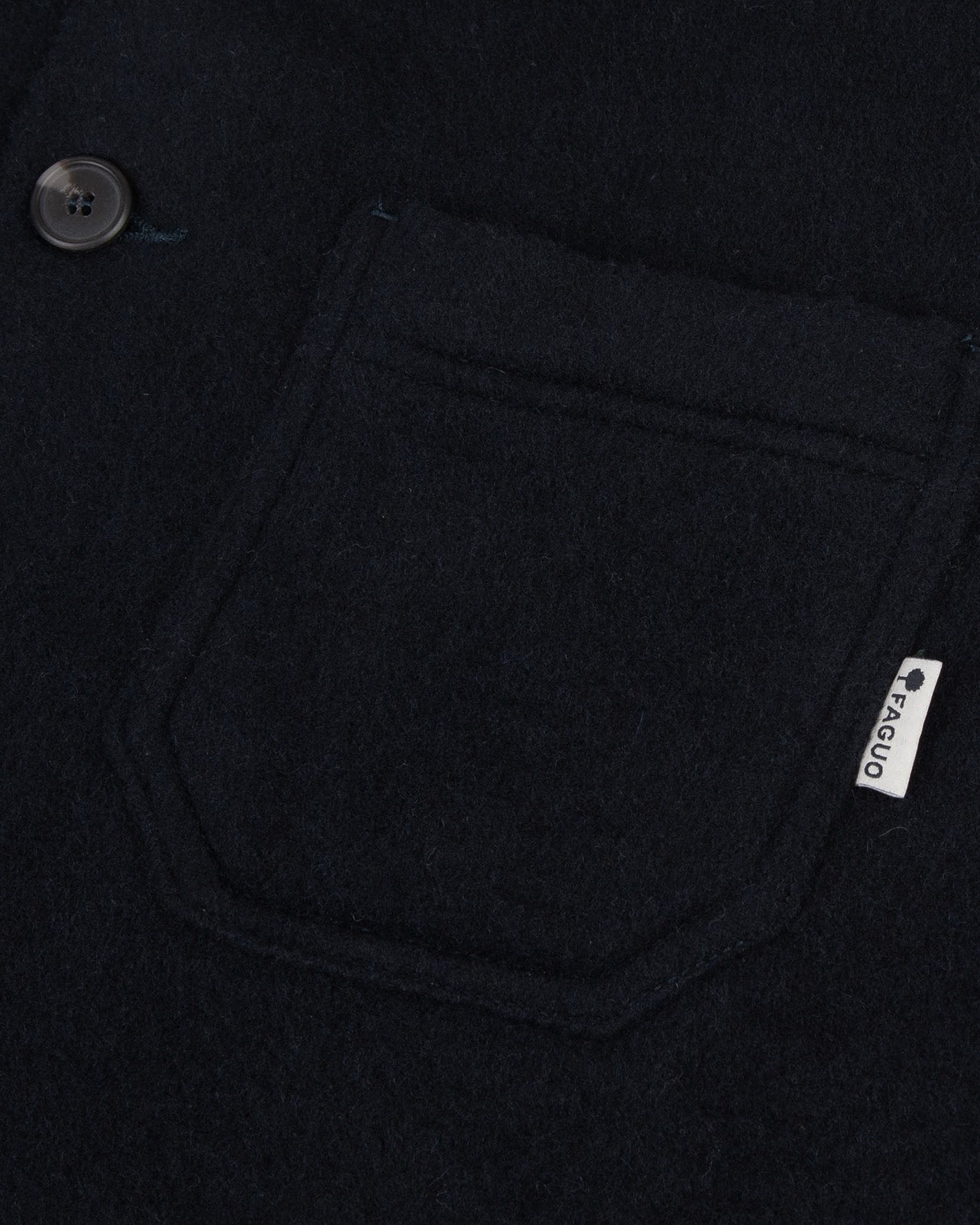Navy blue cotton jacket - LORGE