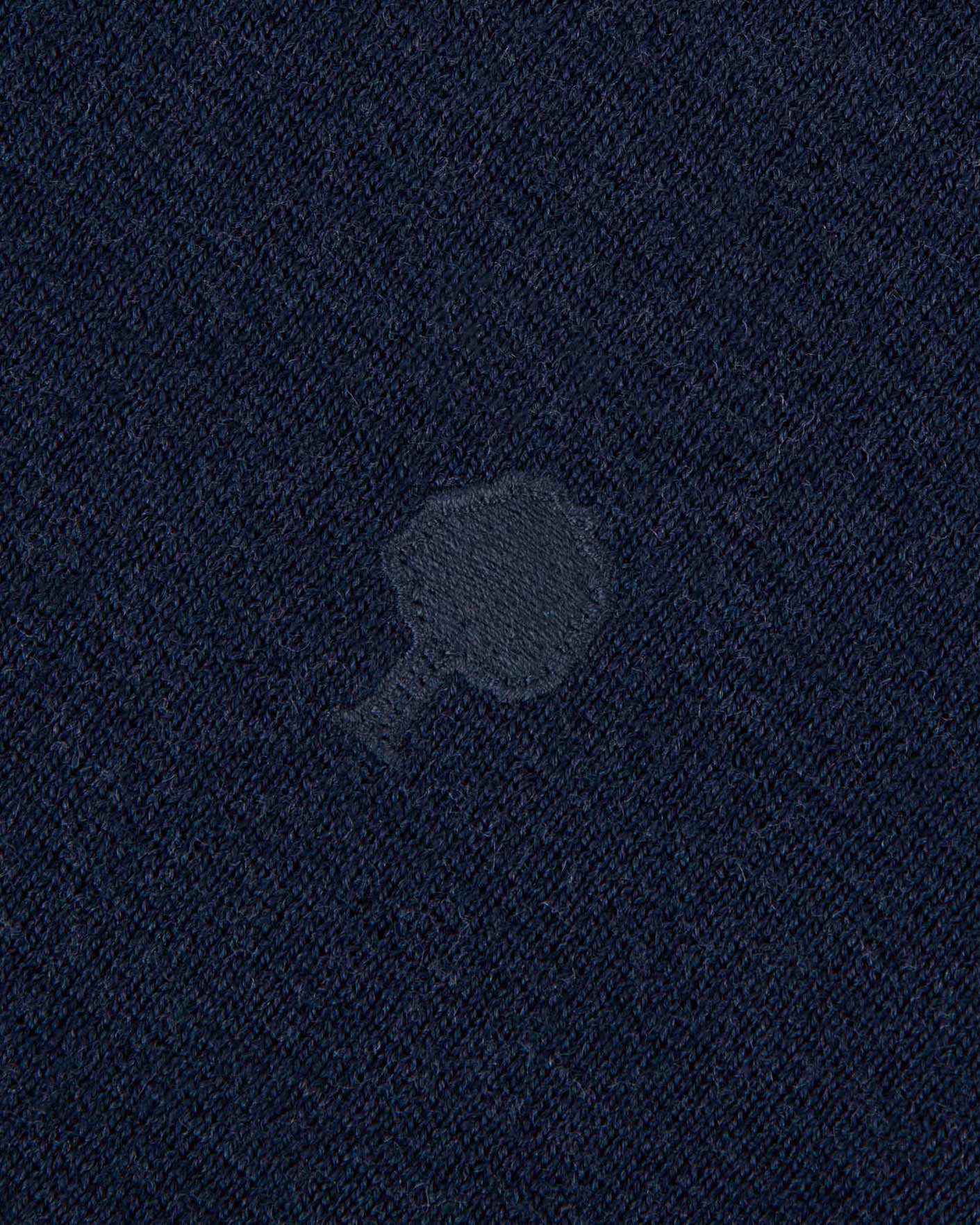 Pull en laine bleu marine - MARIGNE