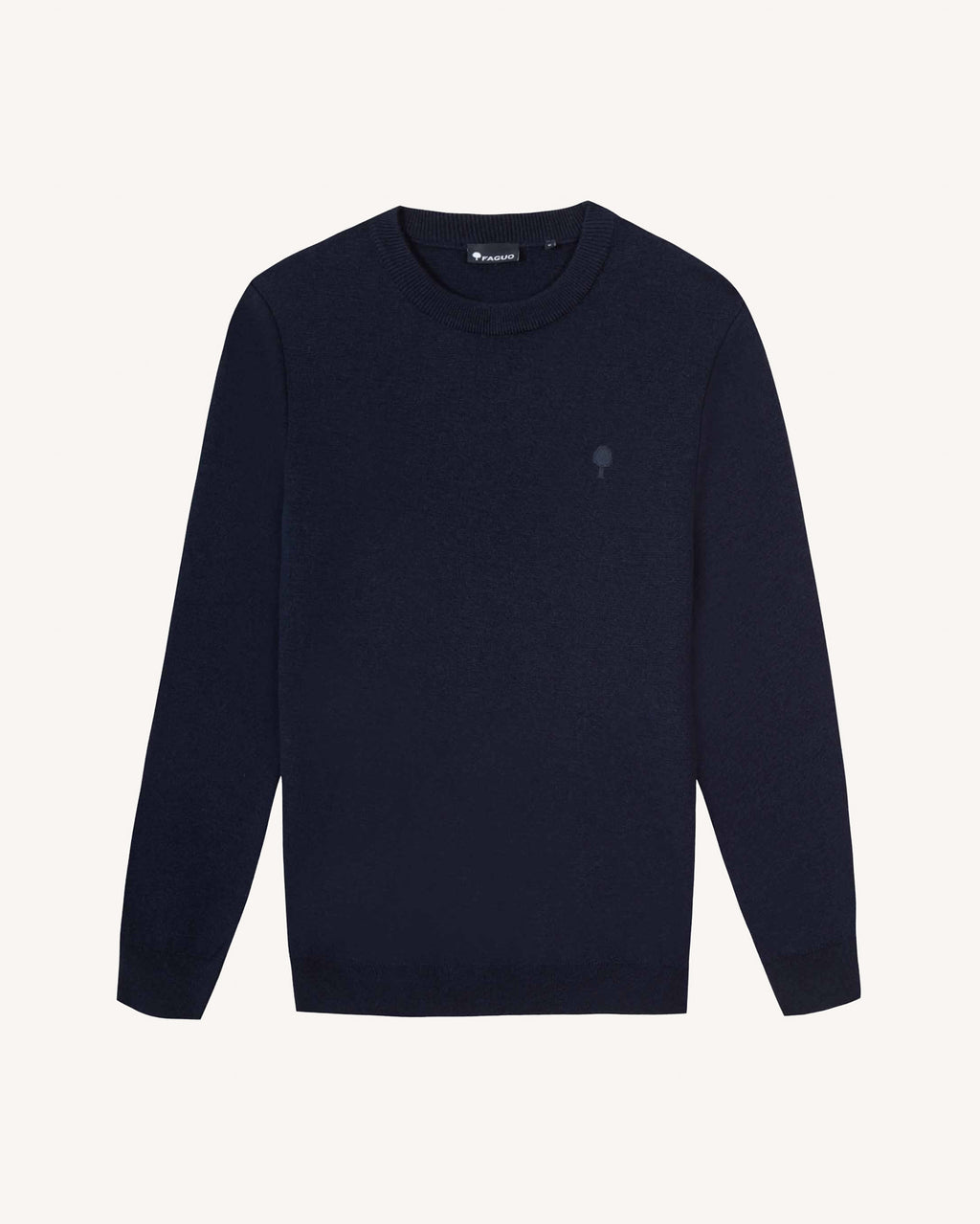 Pull en laine bleu marine - MARIGNE