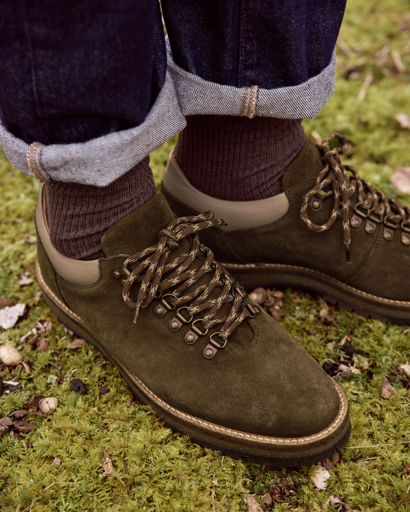 Boots kaki cuir suède - HAWTHORN