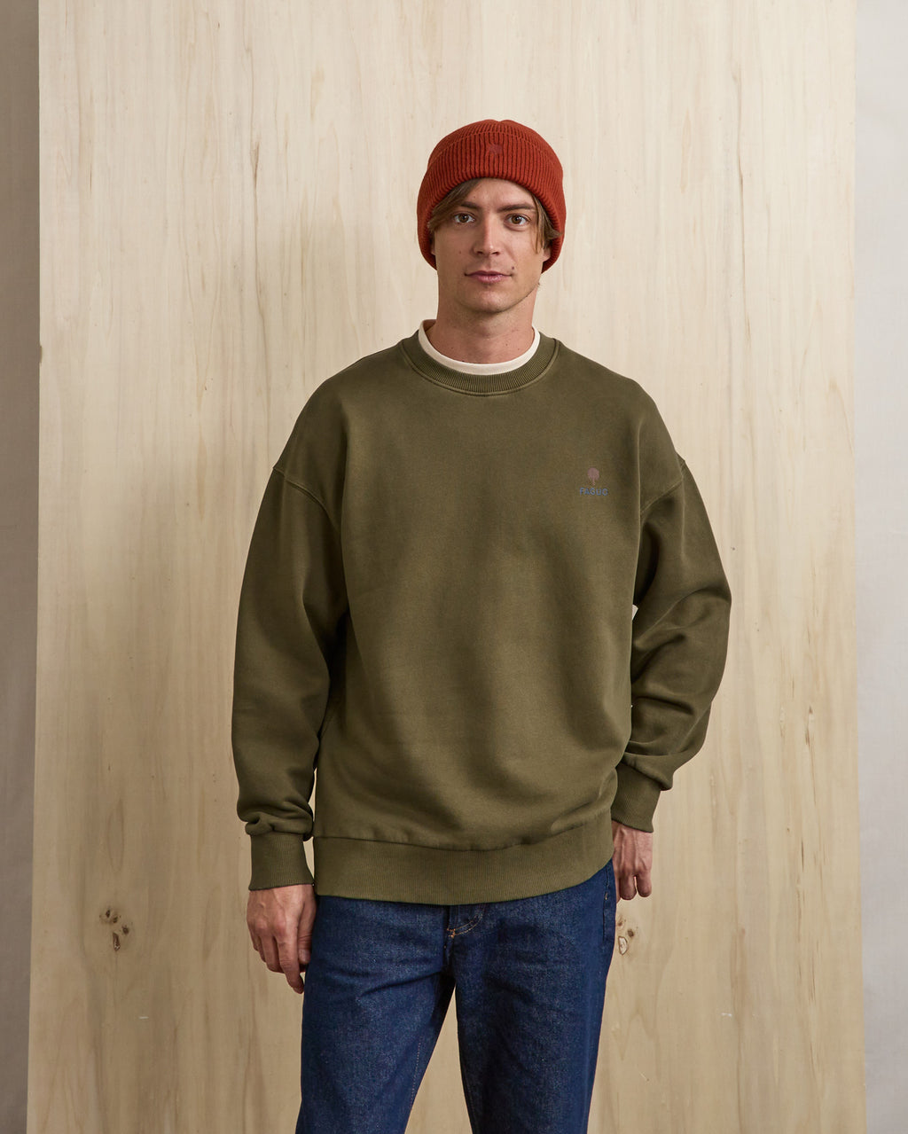 Sweat Fango Maille Dark olive