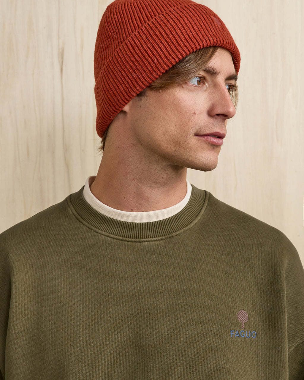 Sweat Fango Maille Dark olive