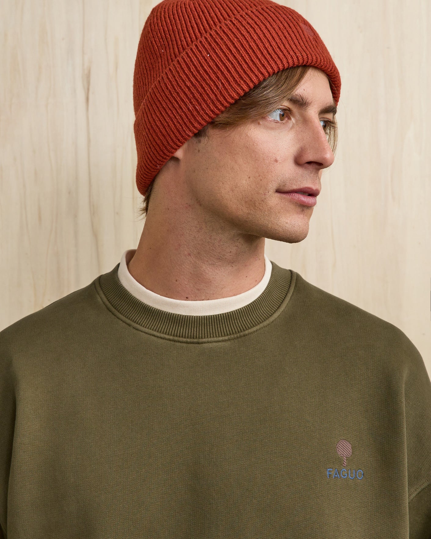 Sweat Fango Maille Dark olive