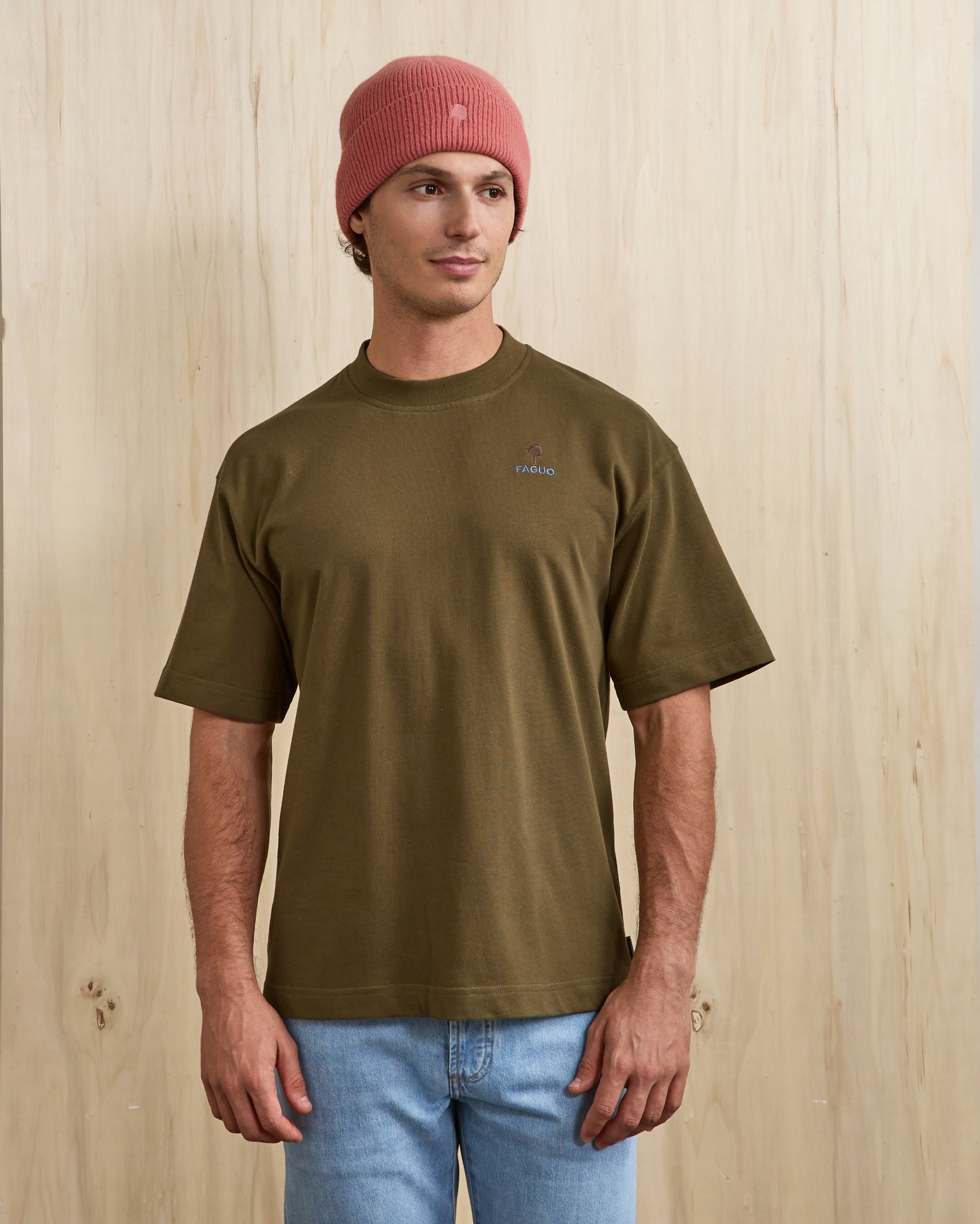 T-shirt mc Yellowstone Maille Dark olive
