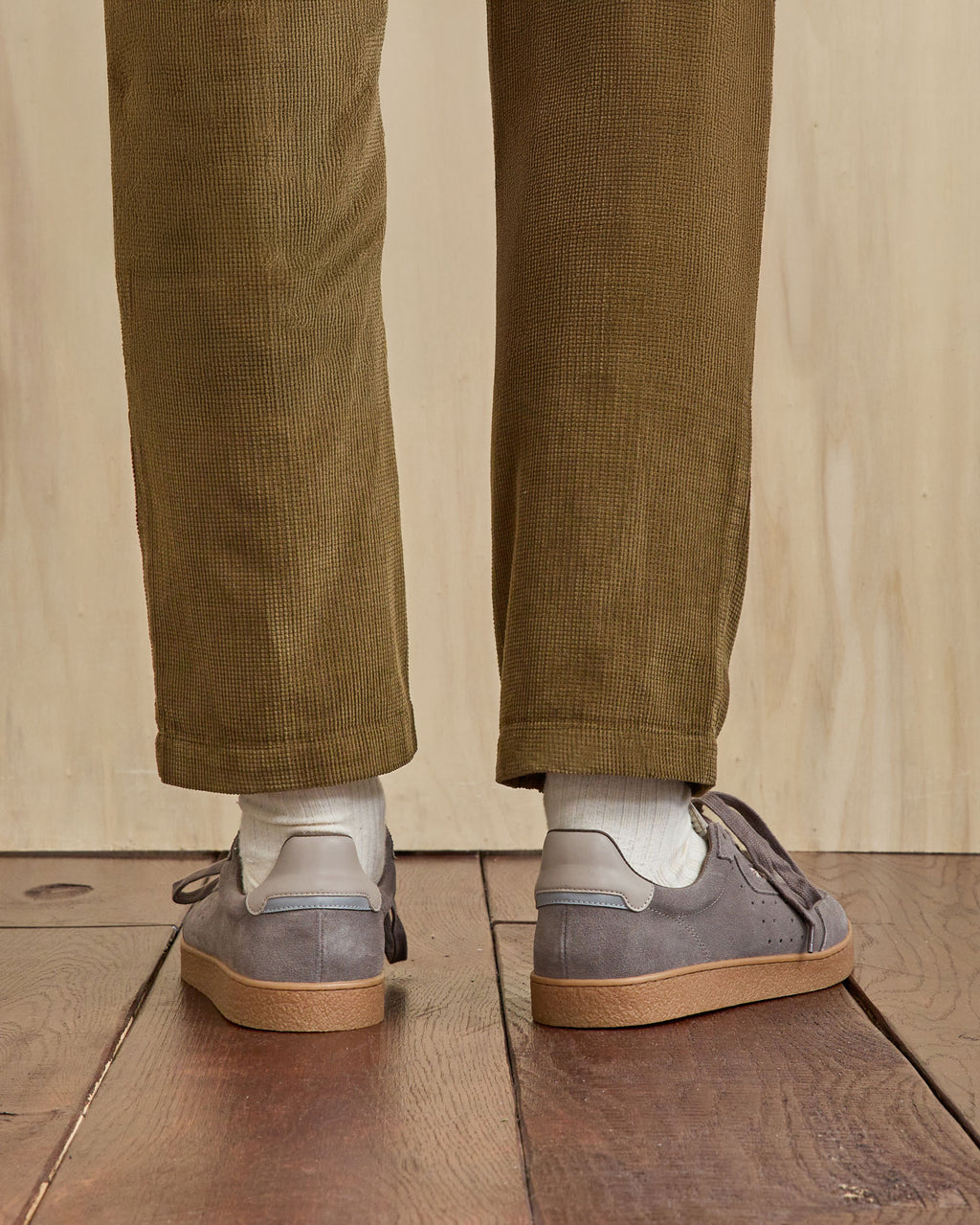 Baskets basses Lumbo Suede Taupe