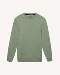 Sweat col rond kaki coton - DONZY