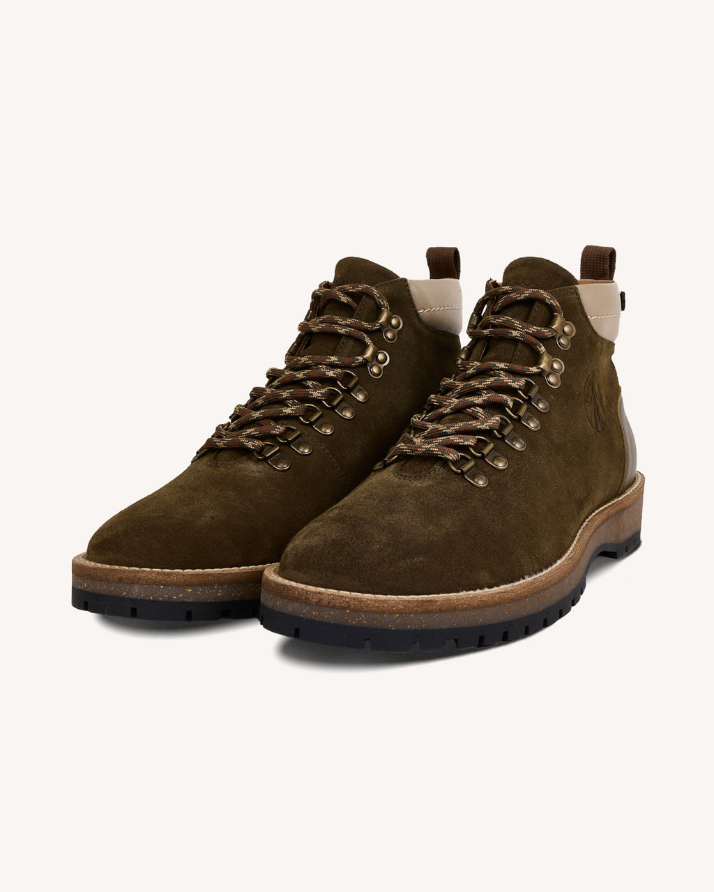 Khaki suede boots - HAWTHORN