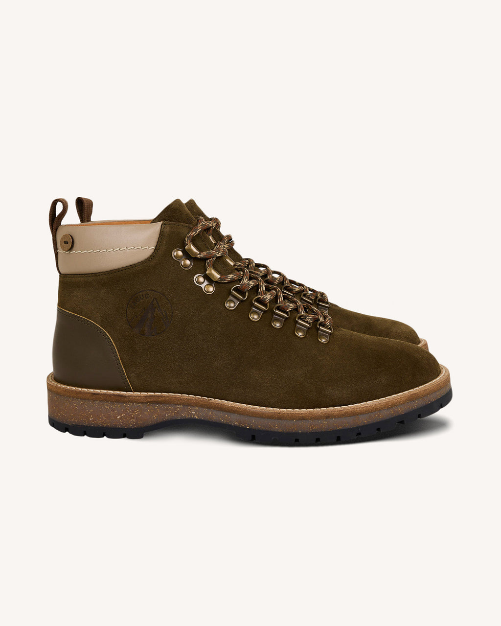 Khaki suede boots - HAWTHORN