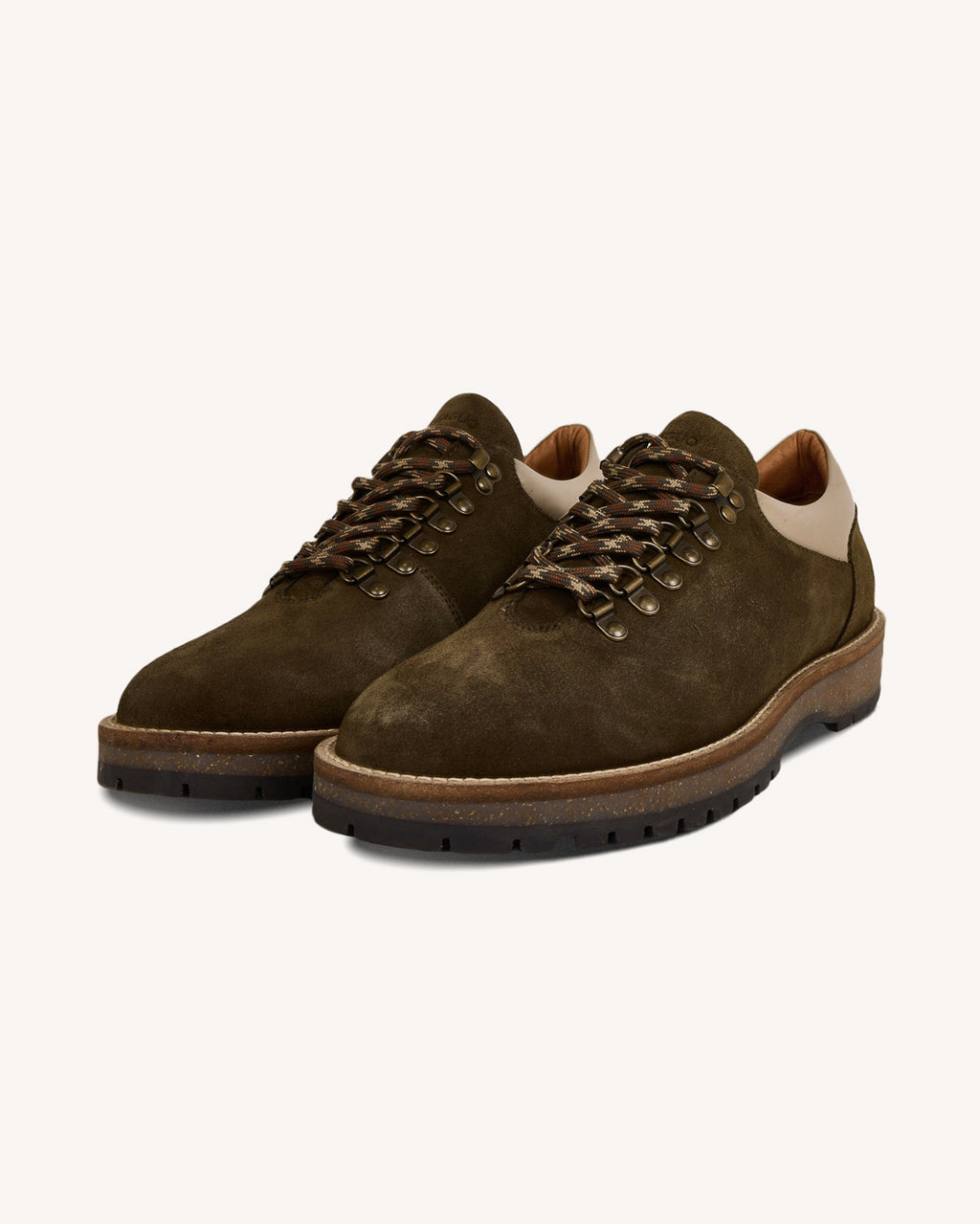 Boots kaki cuir suède - HAWTHORN