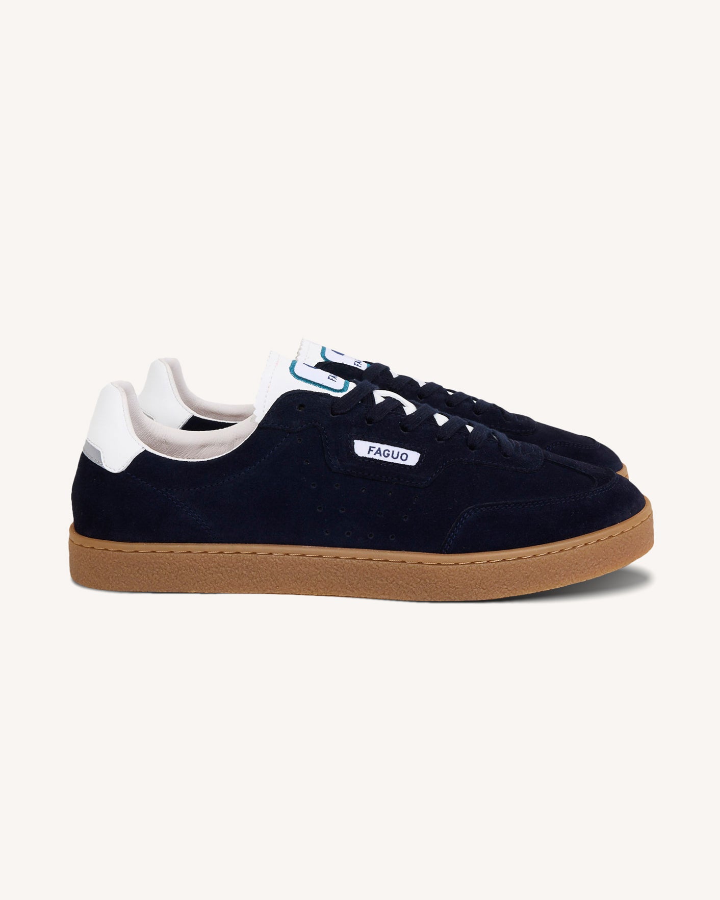 Baskets bleu marine cuir - LUMBO