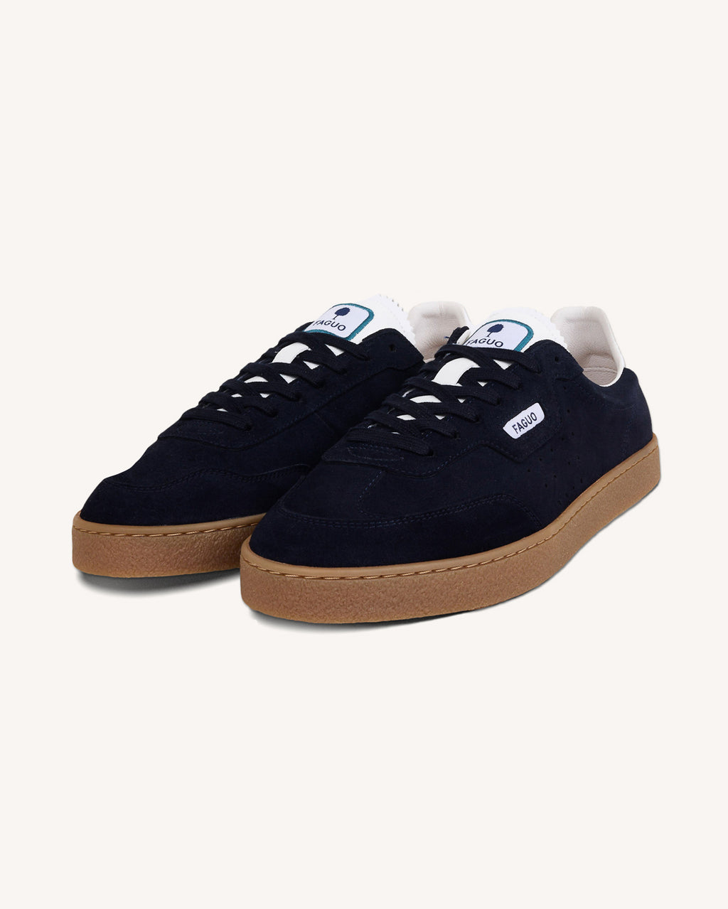 Baskets bleu marine cuir - LUMBO
