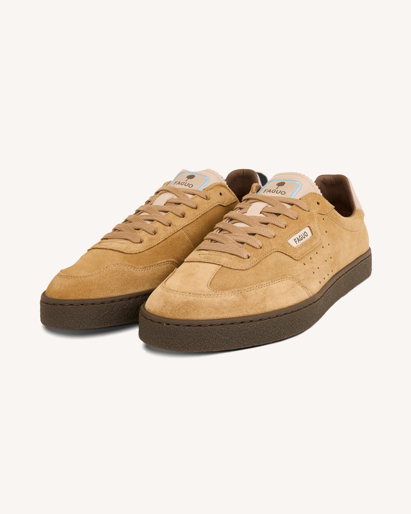 Baskets camel cuir - LUMBO