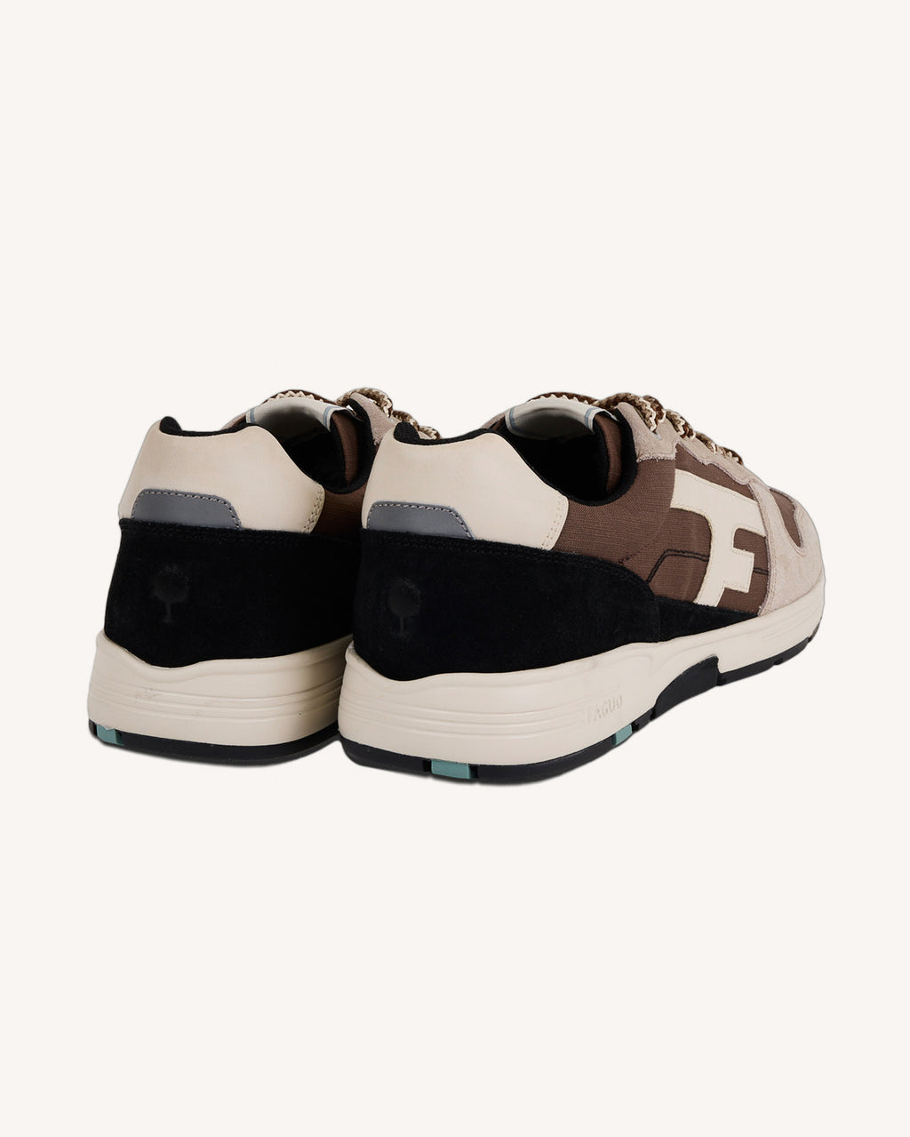 Dark brown suede trainers - OLIVE