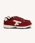 Burgundy suede trainers - OLIVE