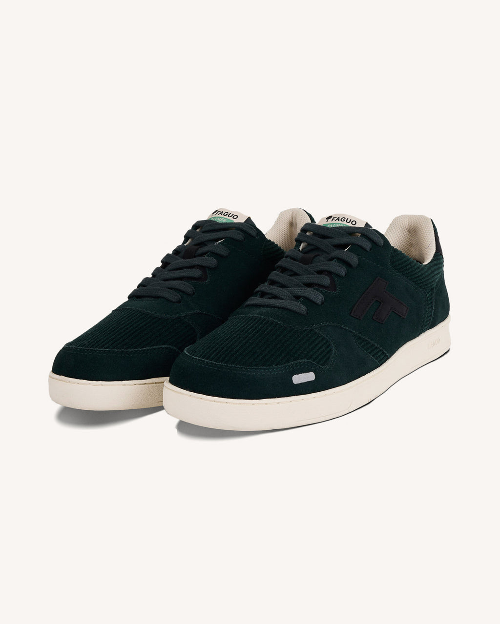 Dark green suede trainers - PALMER